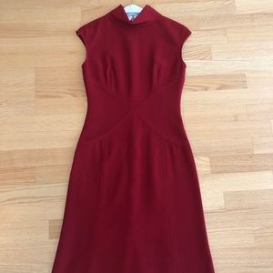 Valentino mock neck dress